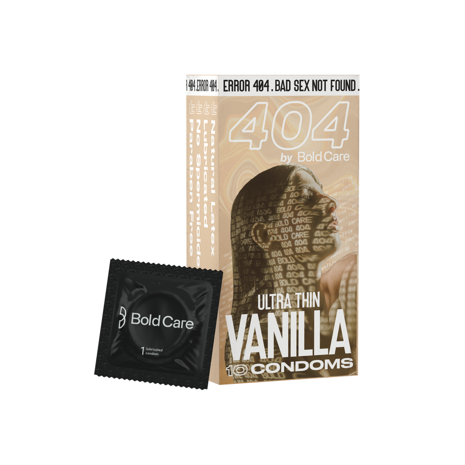 Bold Care 404 Super Ultra Thin Vanilla Flavored Condoms For Men