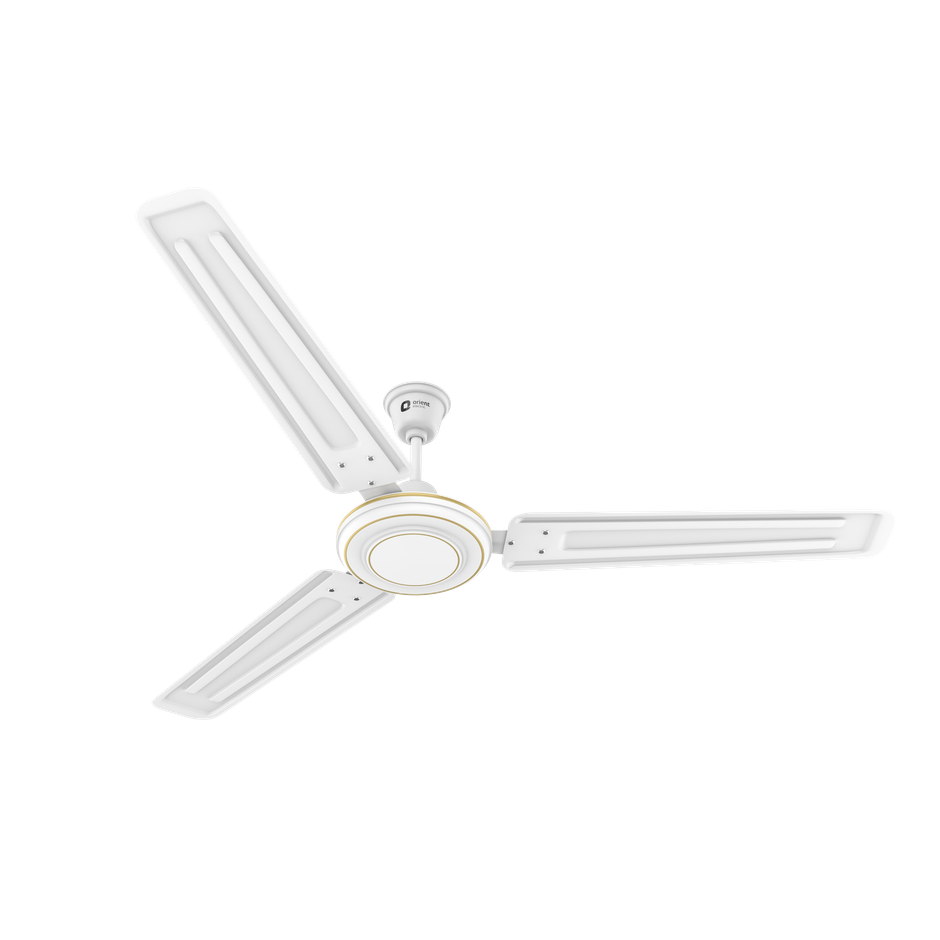Orient Electric Apex-FX Ceiling Fan, 50 Watts, 1200mm/48 Inches, Efficient Fan| Rust Resistant | Strong and Powerful Motor - White