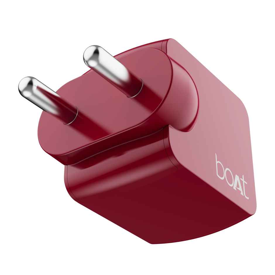 boAt 35W GaN Wall Charger w/GaN Chip Tech, Fast Charging w/PD,PPS & QC 3.0 (Monarch Red)