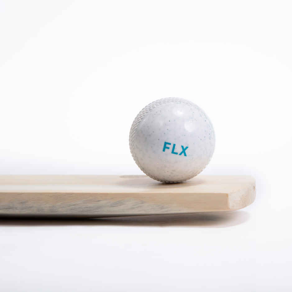Decathlon FLX Synthetic Soft Cricket Ball | White