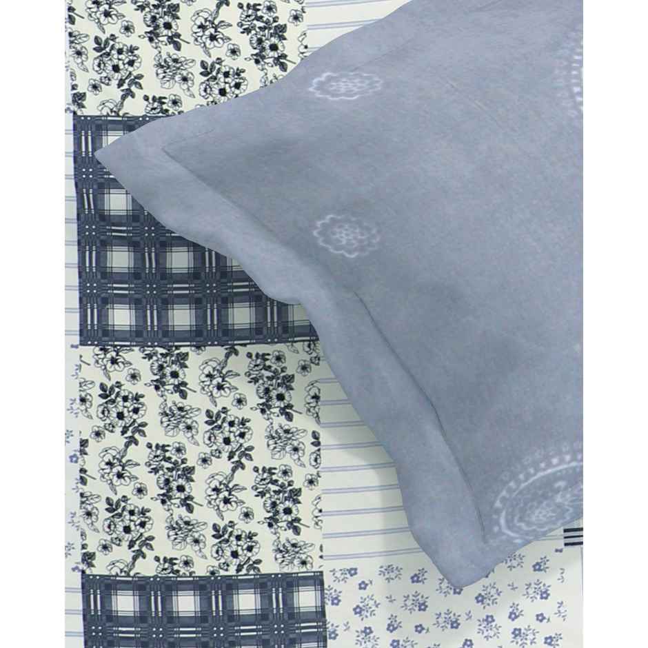 Dream Living King Size Premium Soft Uphar Bedsheet 135 GSM With 2 Pillow Covers 275x275 cm