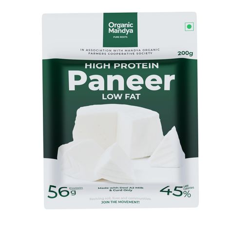 Organic Mandya High Protein Low Fat Paneer
