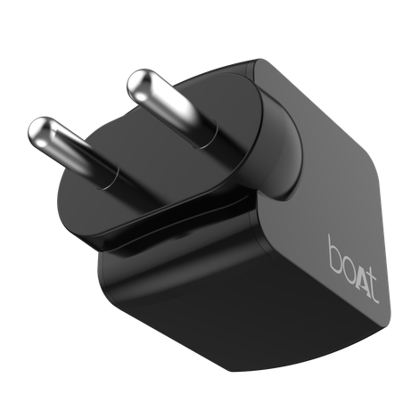 boAt 35W GaN Wall Charger w/GaN Chip Tech, Fast Charging w/PD,PPS & QC 3.0 (Sleek Black)
