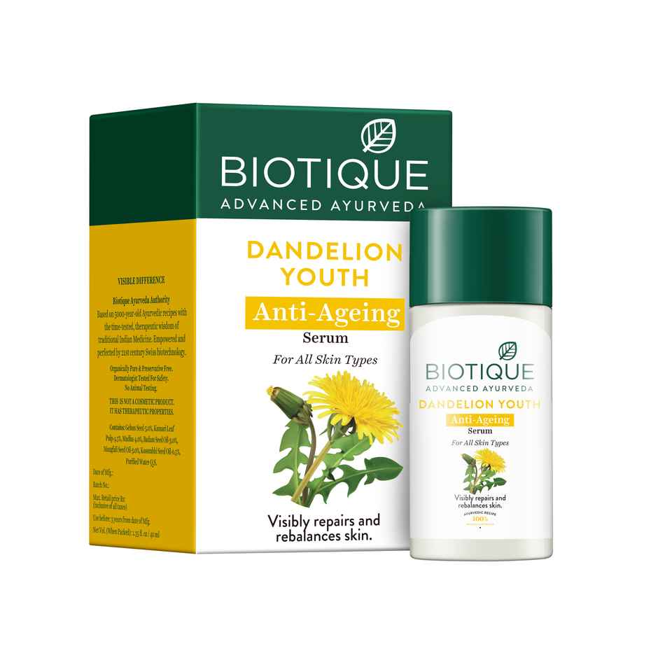 Biotique Dandelion Youth Anti-Ageing Serum