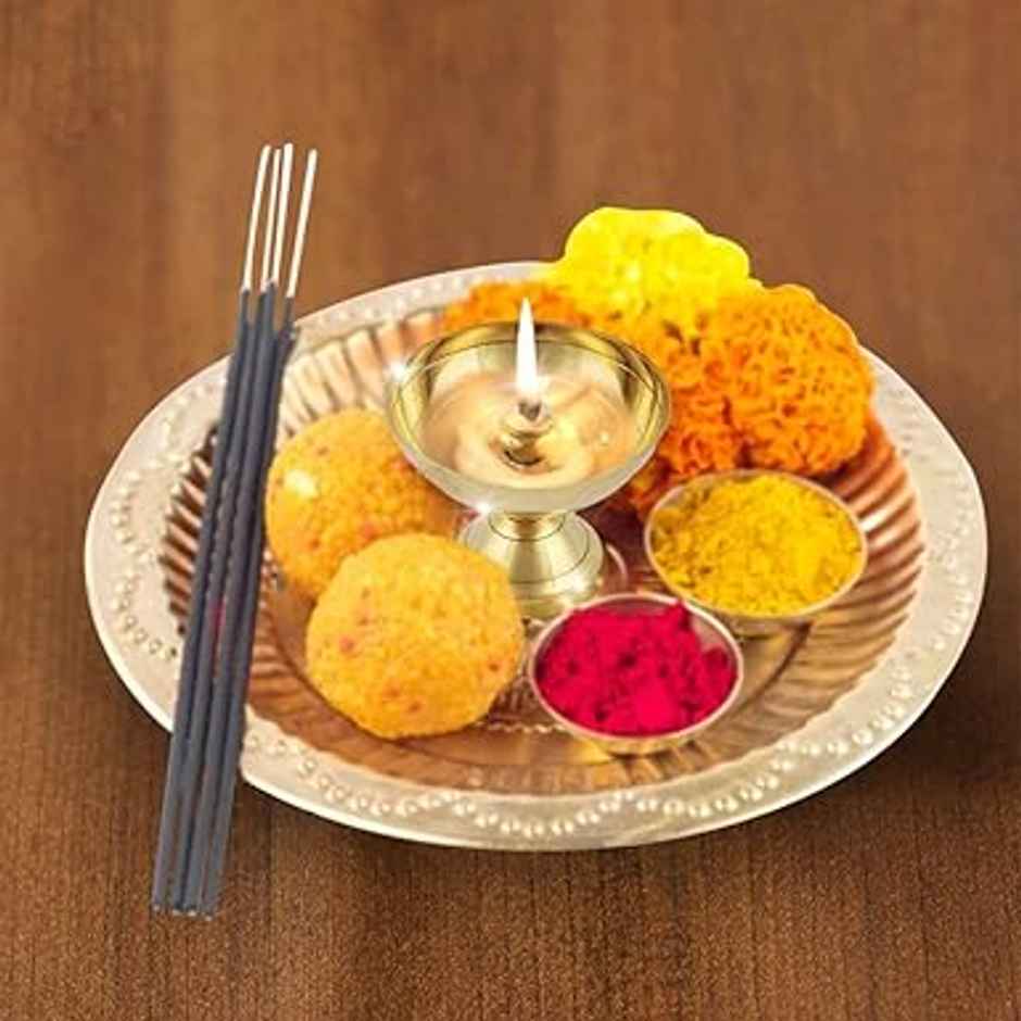 CraftVatika Brass Diya Deepak Oil Lamp