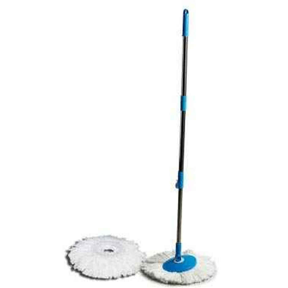 Esquire 360 Bucket Spin Mop Full Stick With Additional Refill Color Blue