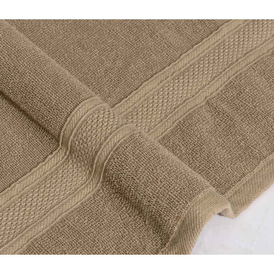 Dream Living Cotton Rich Bath Towel | 400 GSM | Ultra | Absorbent | Quick Dry I 68x138 cm Beige