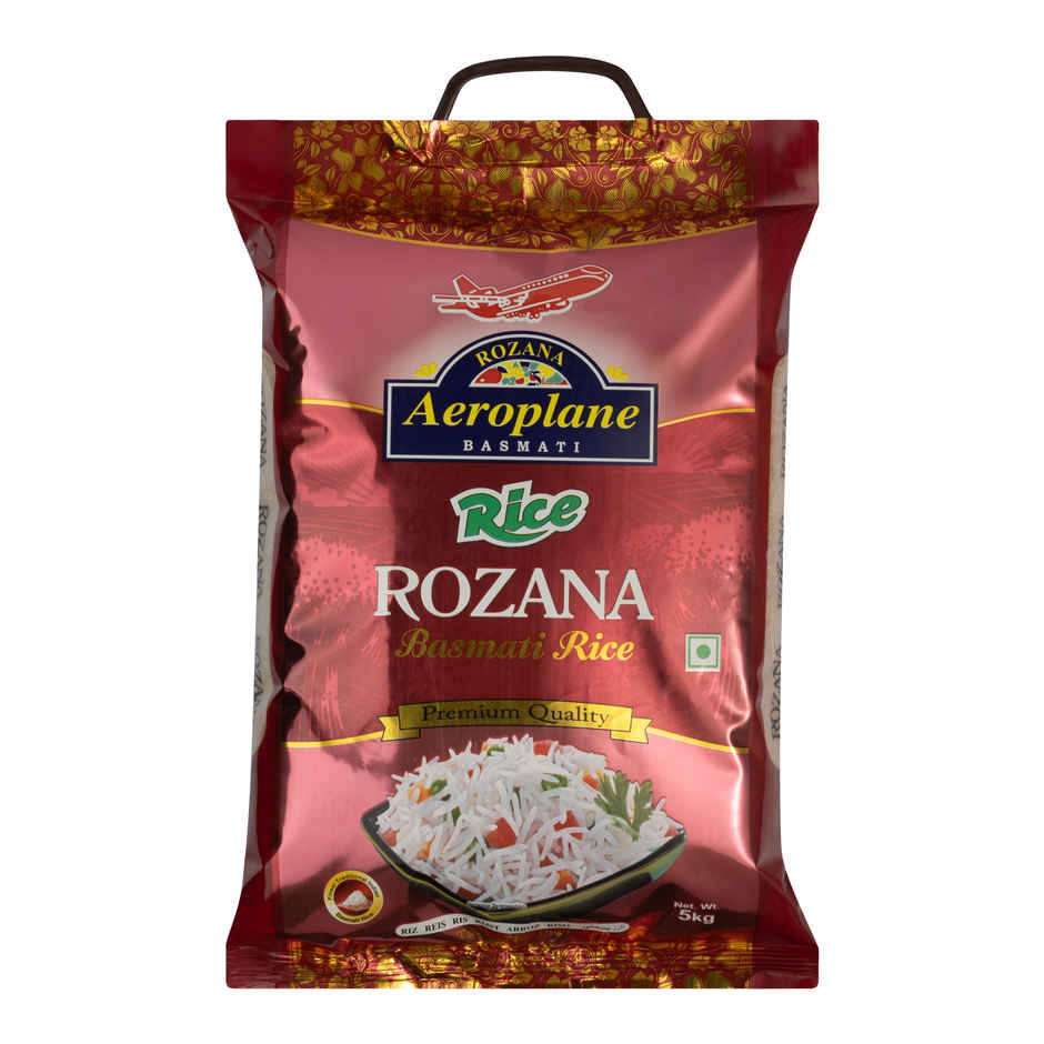 Aeroplane Family Choice Rozana Basmati Rice Medium Grain Best for Daily Meals