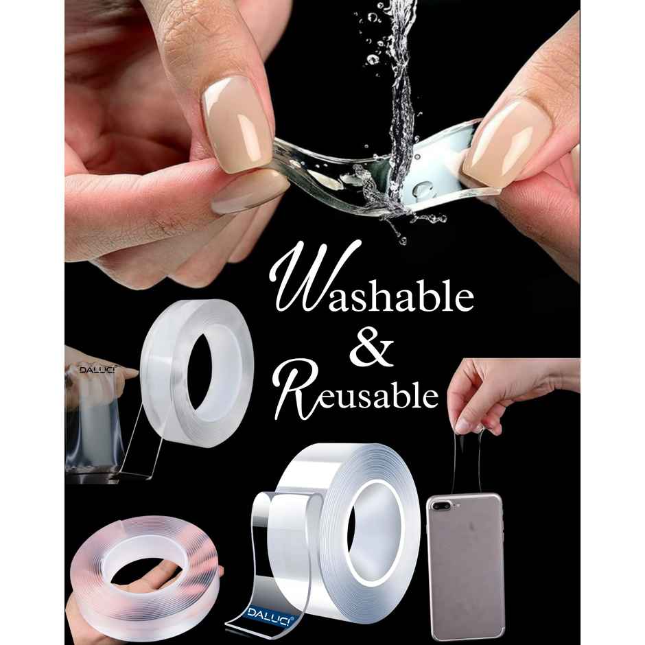 Daluci Double-Sided Nano Tape | Heavy-Duty | Removable | Traceless Mounting Tape