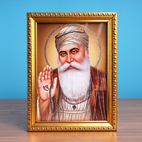 Oye Happy Guru Nanak Photo Frame - 8 x 6 Inch