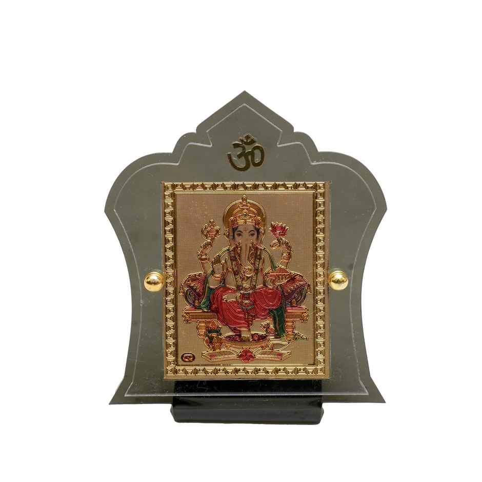 Ganesh Ji Photo Design Frame for Car Dashboard | Big | Divine Vibes | Ganesh Chaturthi Specials