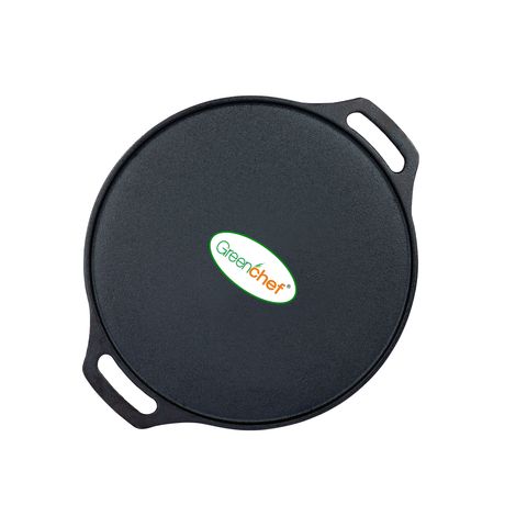 Greenchef Pre Seasoned Tawa Zesto 300Mm Tawa 30 Cm Diameter��(Cast Iron, Non-Stick)