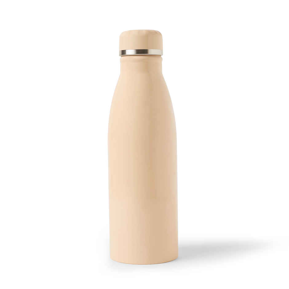 United Colors of Benetton Stainless Steel Water Bottle Single Wall Leakproof BPA Free Blush