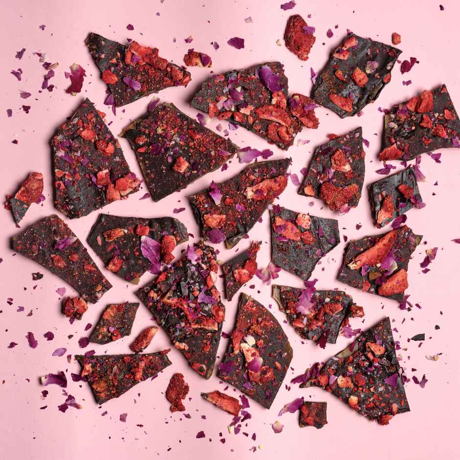 Rose & Strawberry Barks Chocolate