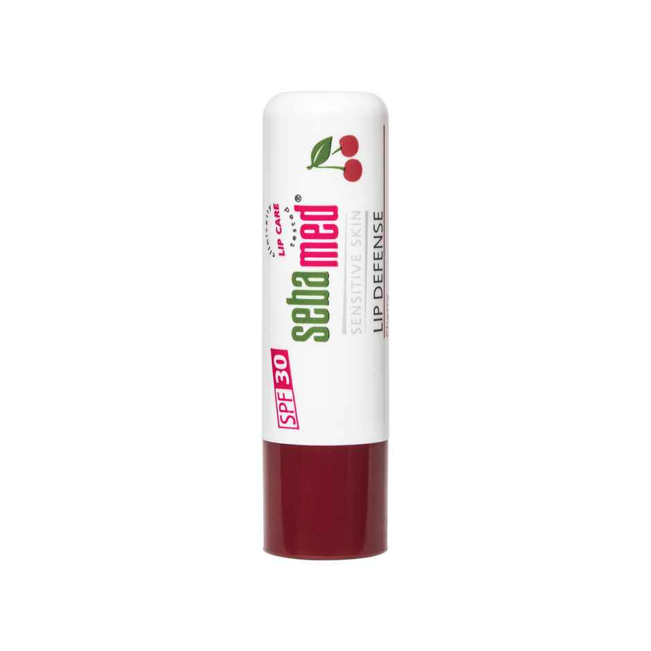 Sebamed Lip Defense, Cherry | SPF 30 + Vit E, Jojoba Oil, Chamomile