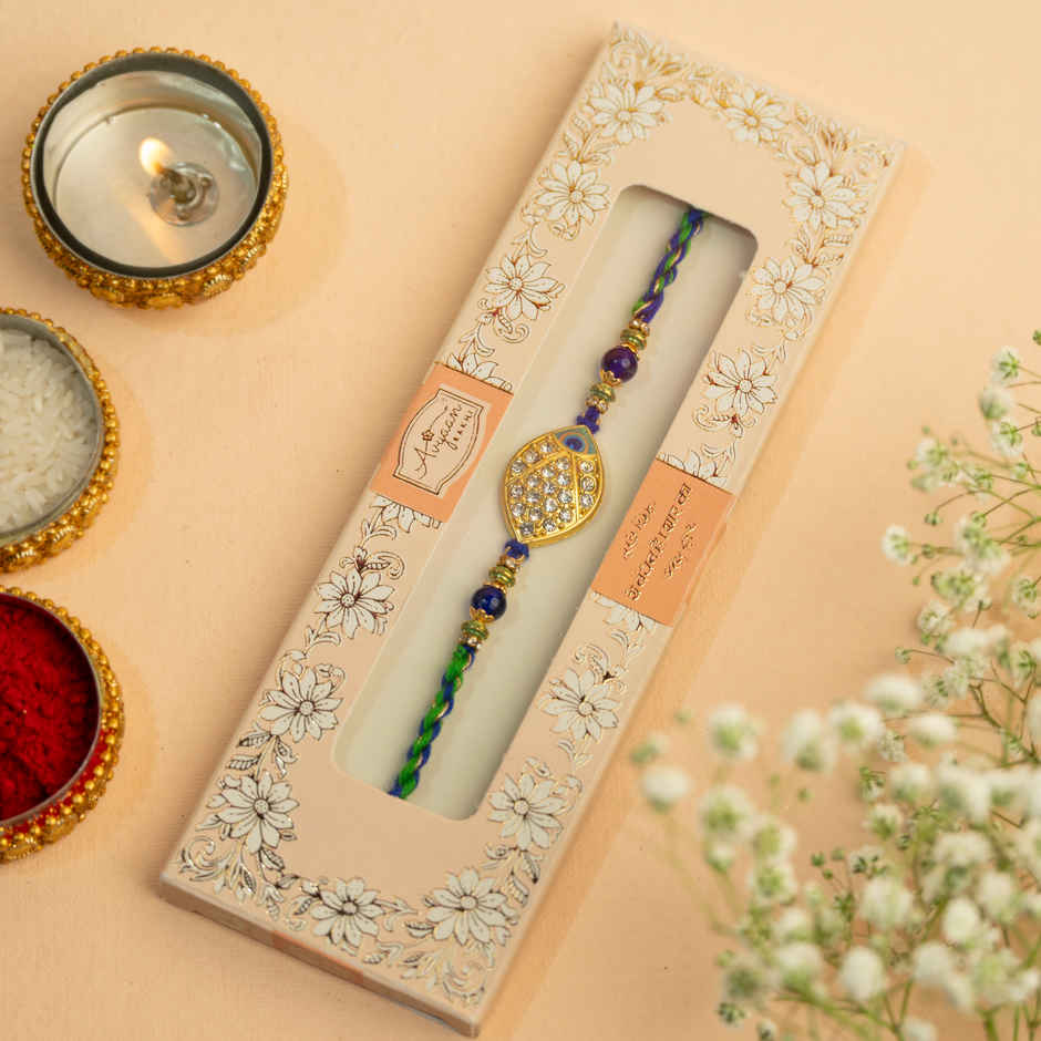 Rakhi for Brother | Studded | Pack of 1 | Avyaan Rakhi
