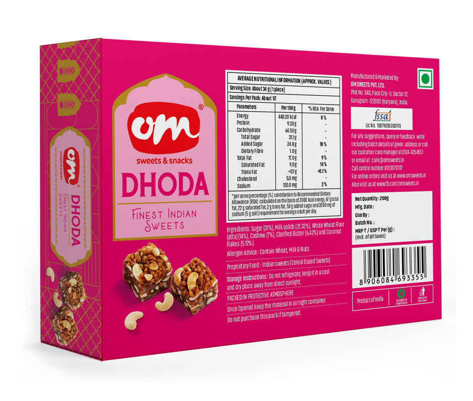 OM Sweets & Snacks Dhoda | Sweet & Delicious