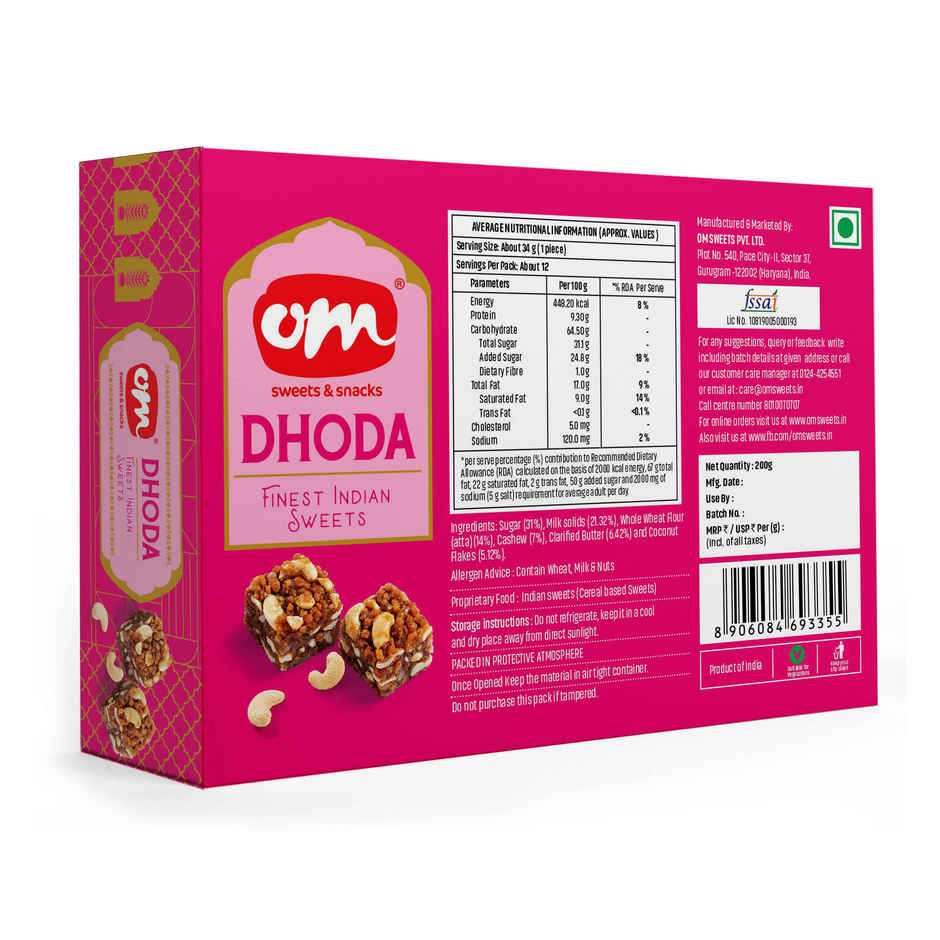 OM Sweets & Snacks Dhoda | Sweet & Delicious