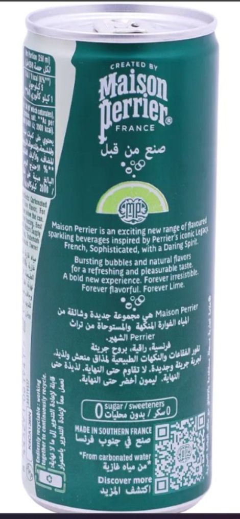 PERRIER Maison Sparkling Beverage Forever Lime