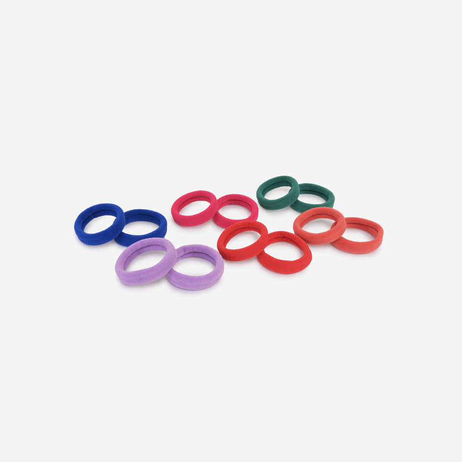 Buckleup Womens Hair Rubber Set Of 12 Buhrac 262