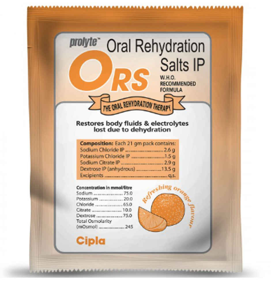 Prolyte ORS Refreshing Orange Flavour Powder