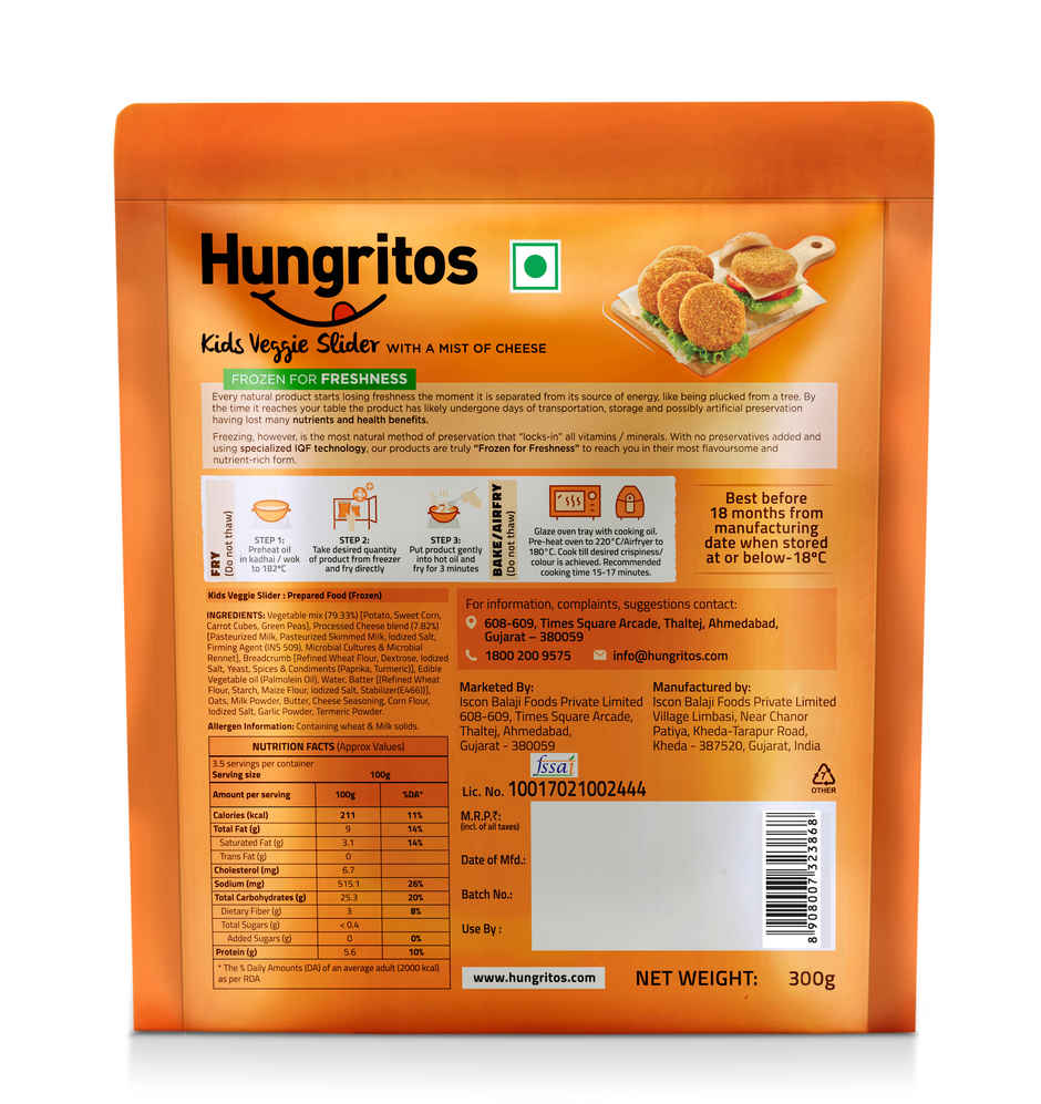 Hungritos Kids Veggie Slider