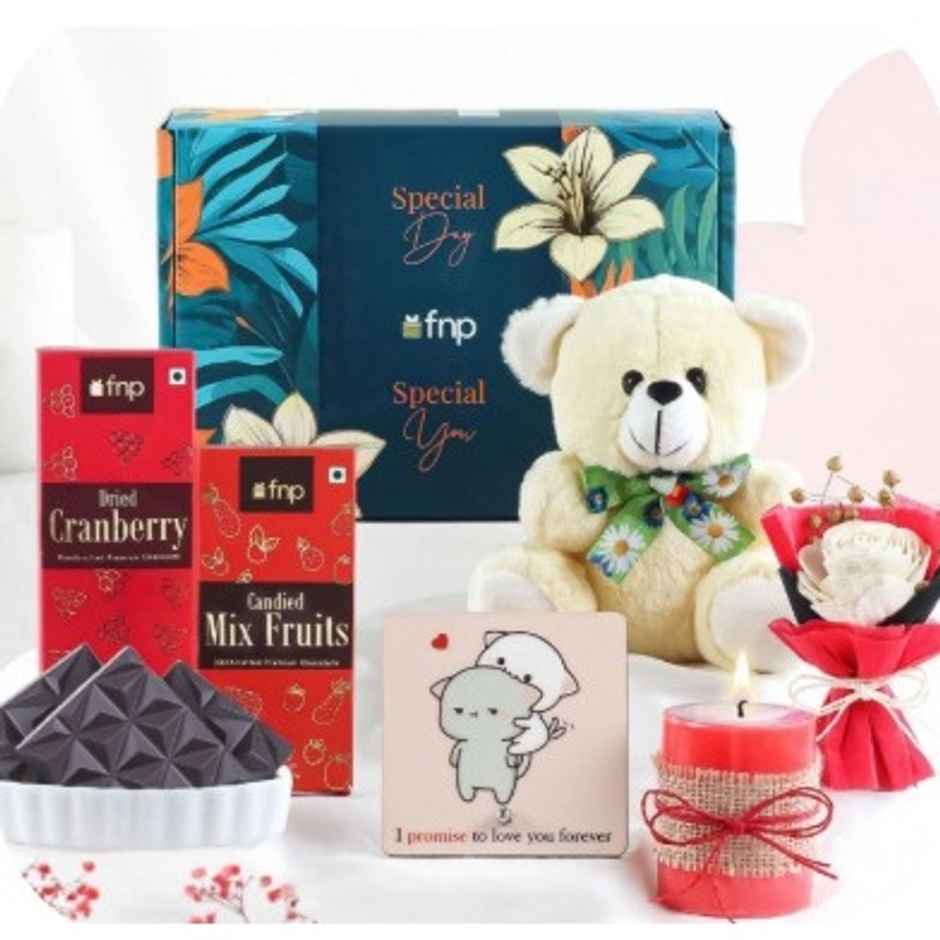 Sweet Love Hamper with Teddy & Chocolates | FNP