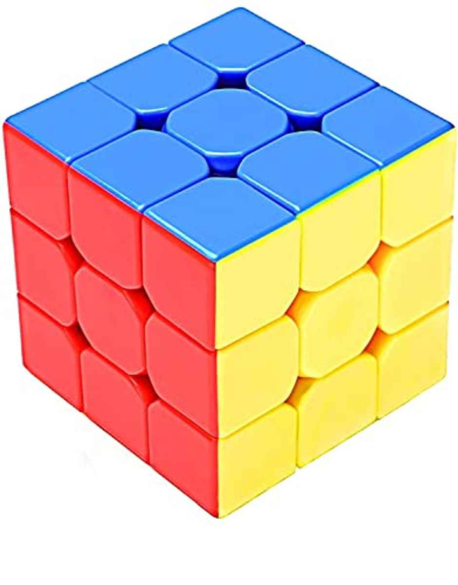 Storio Cubes 3X3 High Speed Sticker Less Magic Puzzle Cube Game Toy | Multicolour