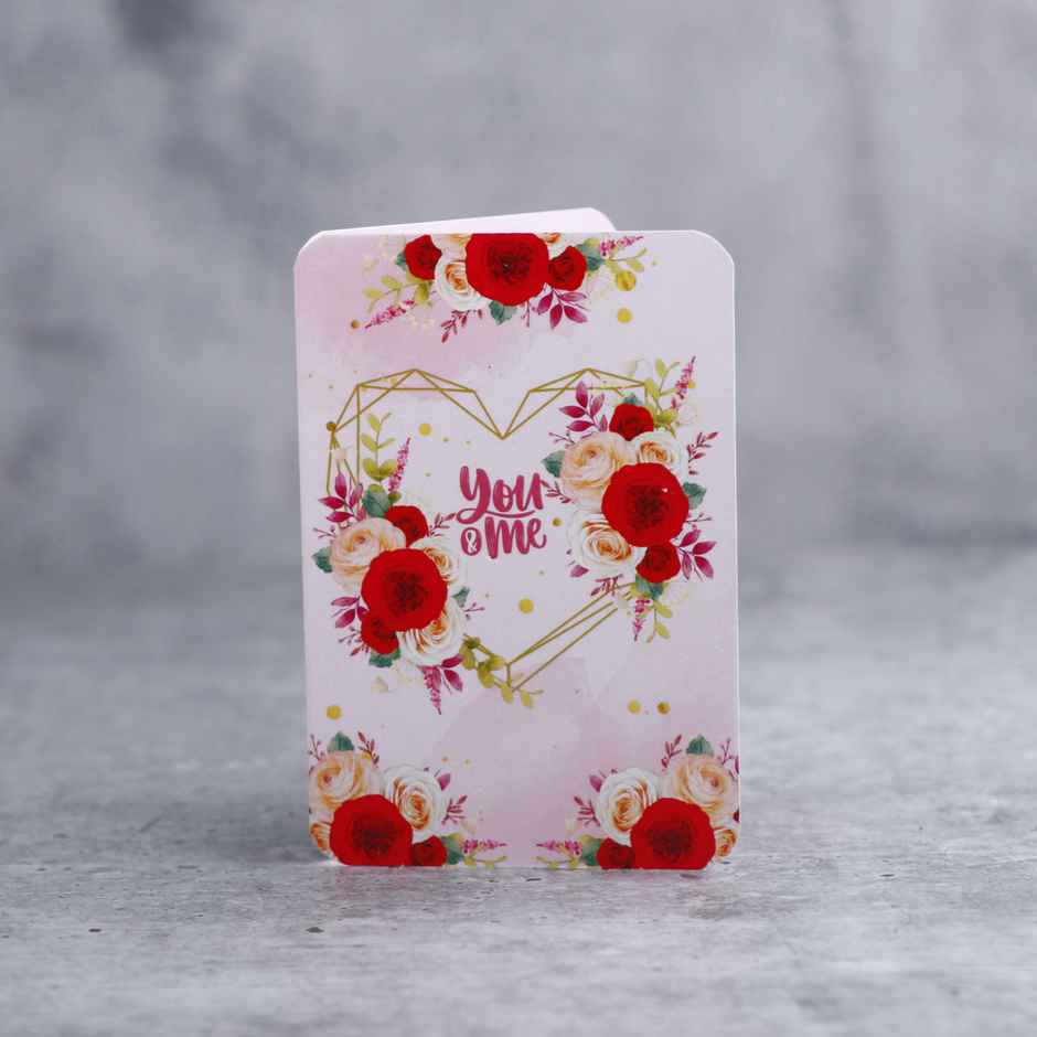 Archies Floral Blank Card