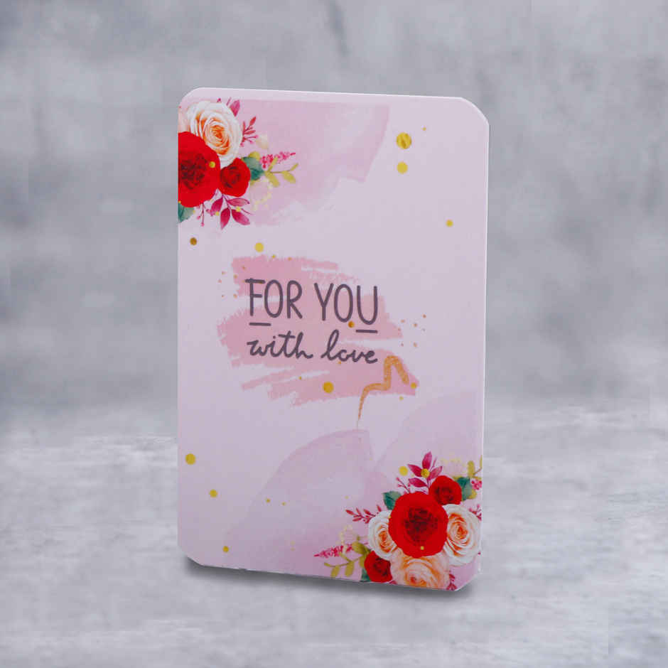 Archies Floral Blank Card