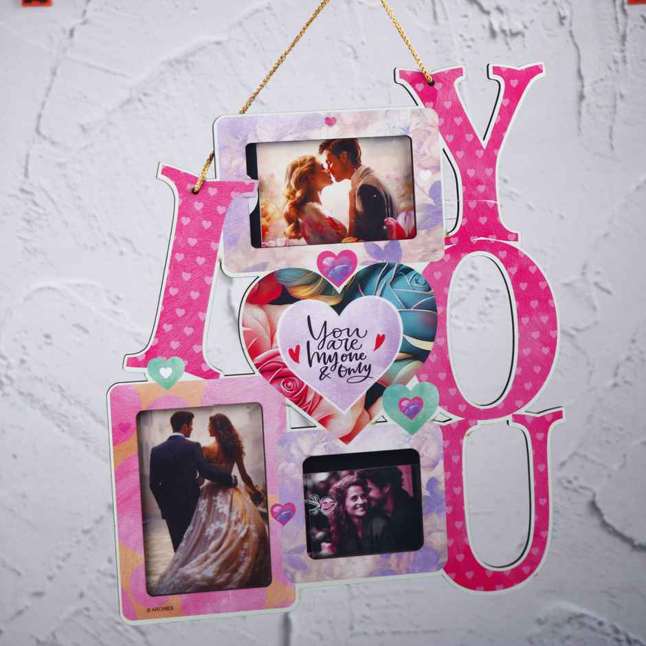 Archies I Love You Hanging With Photoframe