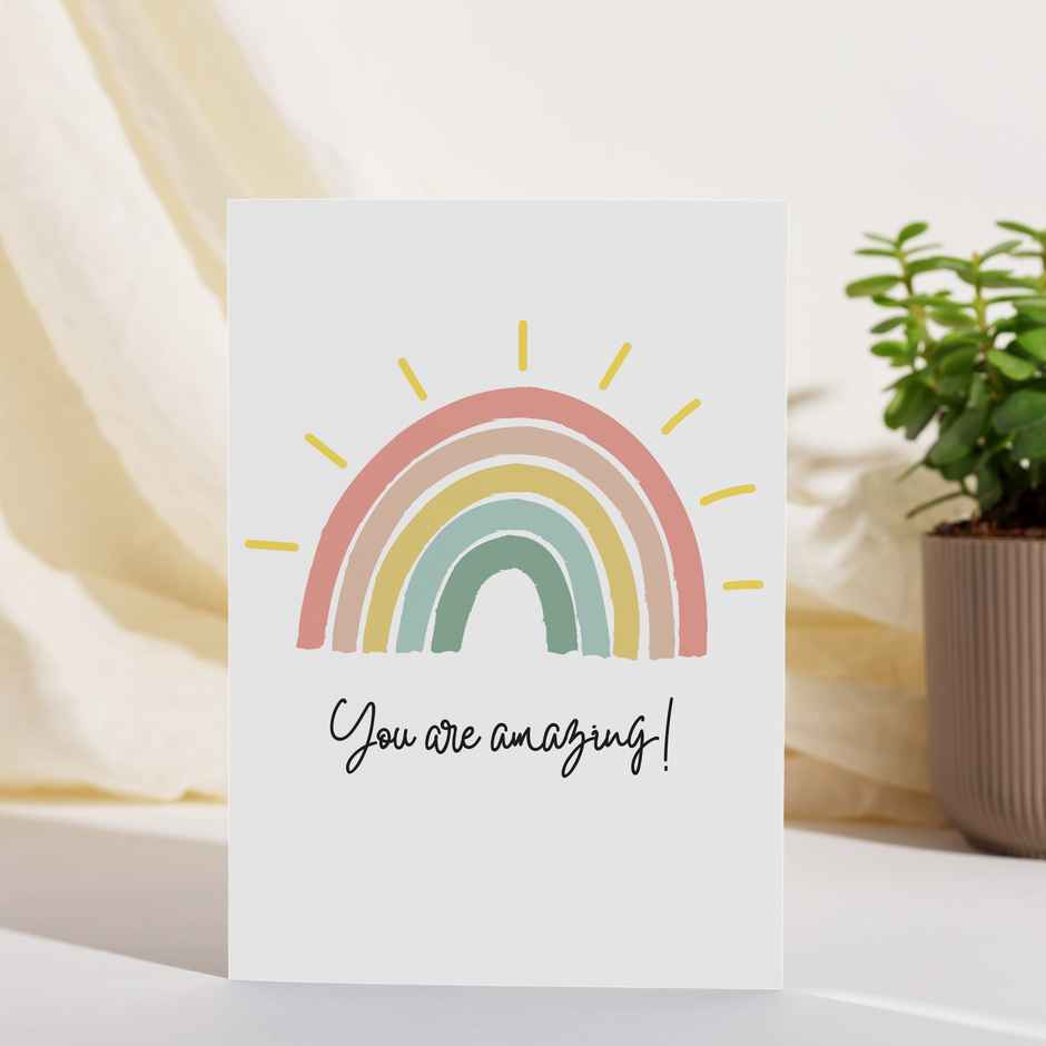 Floral Best Wishes Card | Birthday Celebration | Party Needs | Assorted Design | Propcon