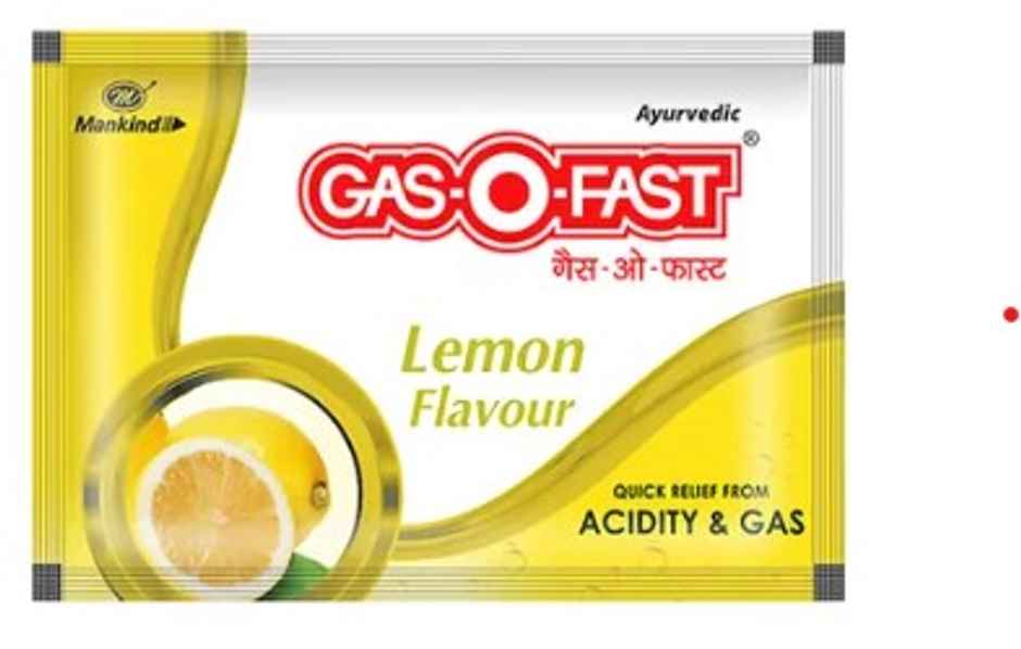 Gas O Fast (5gm Each) Lemon Sachet