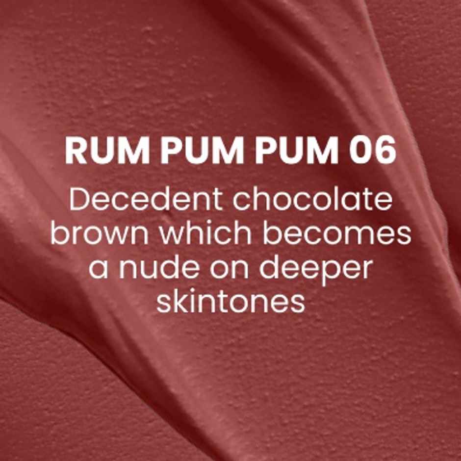 Typsy Beauty ON 'n' OFF Lipstick & Eraser 12 Hr Stay Creamy Matte Formula - Rum Pum pum