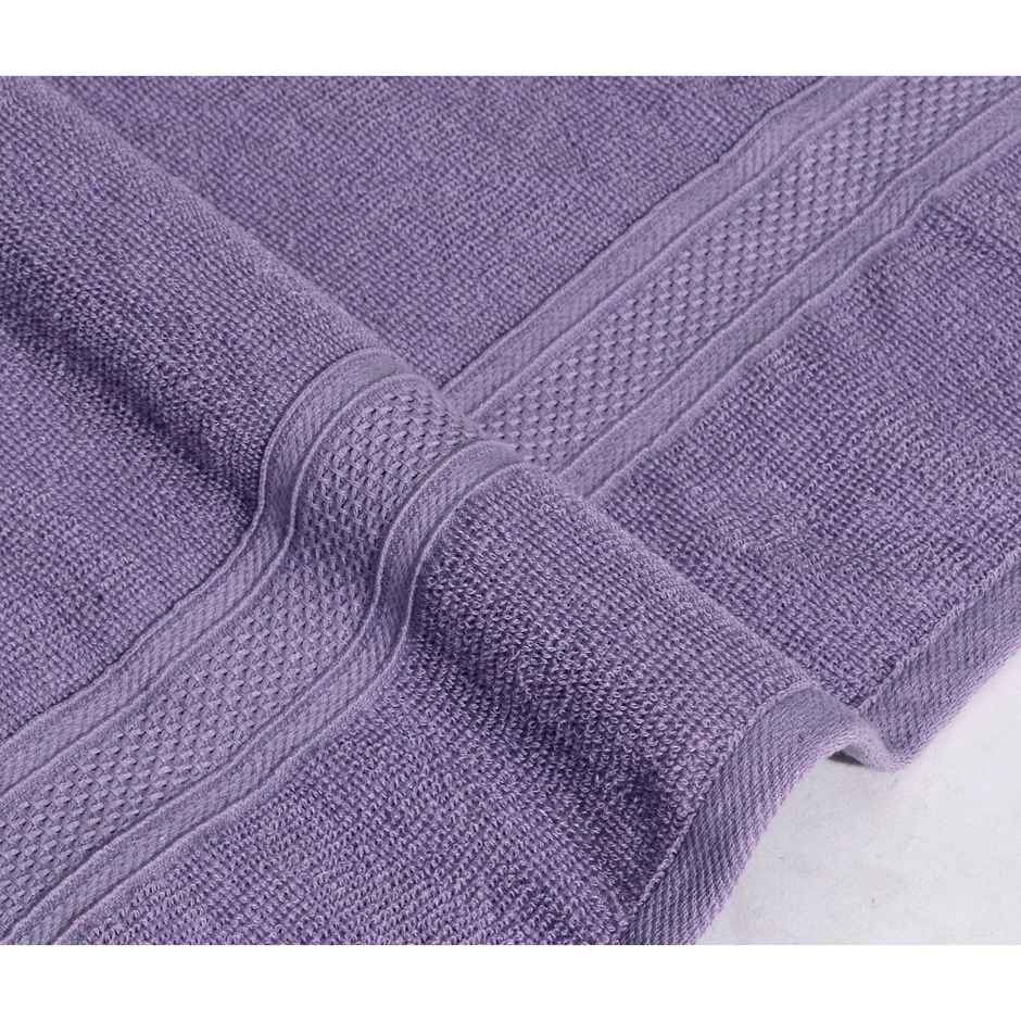 Dream Living Cotton Rich Bath Towel | 400 GSM | Ultra | Absorbent | Quick Dry I 27 x 55 in Purple