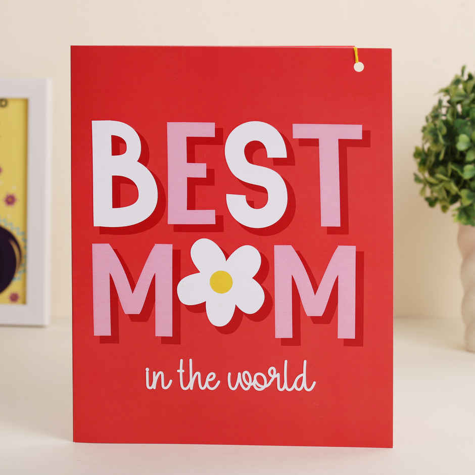 Mothers Day DIY Flower Banner Greeting Card | Oye Happy