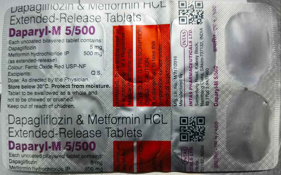 Daparyl-M 5/500 Tablet ER