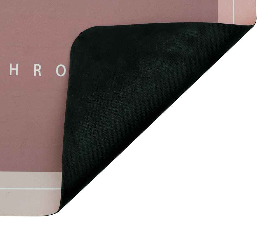 Homeharmony Rubber Floor Protecting Mat, Dark Pink (57x36Cm)