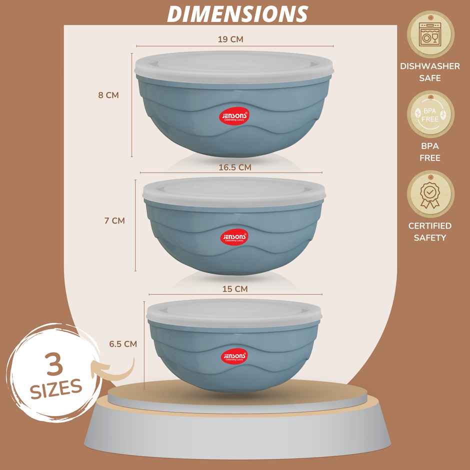 Jensons New Flora Container Set | Light Blue