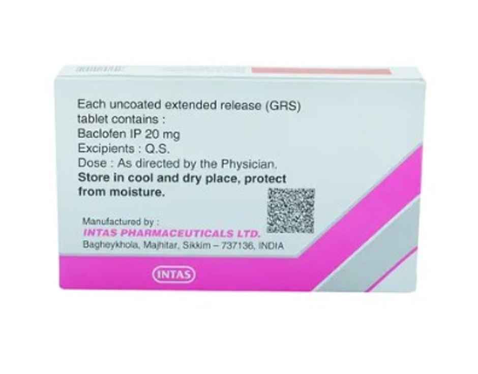 Baclof OD 20 Tablet ER