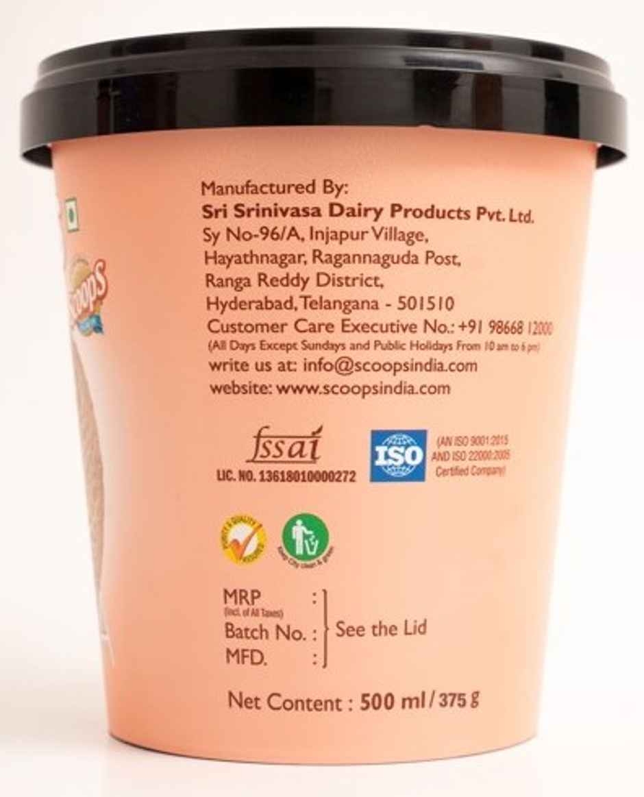 Scoops Froops Real Guava Ice Cream