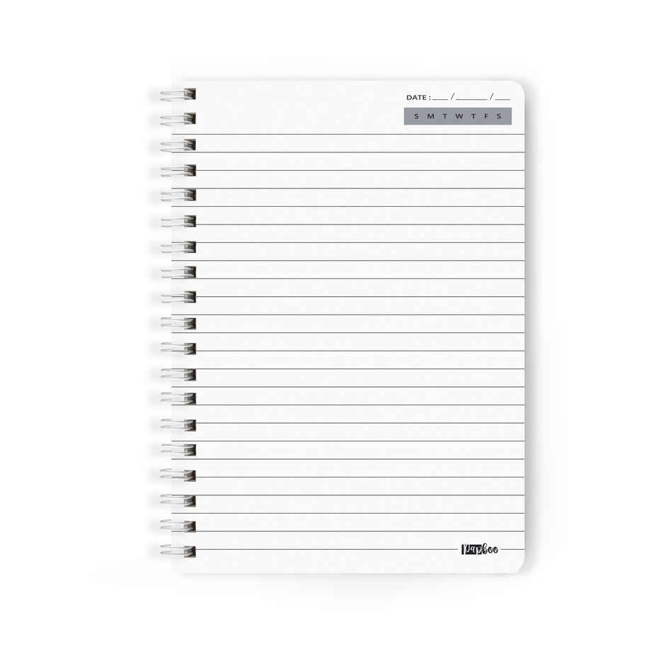 Papboo A5 Hardcover 2026 Diary with Calendar | 80 GSM | Ruled | 188 Pages | Purple