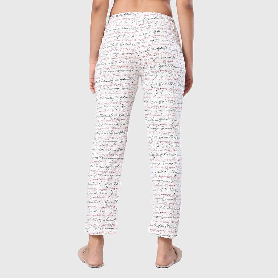 Evolove Women's Pajama White NPJKN1202WE-S