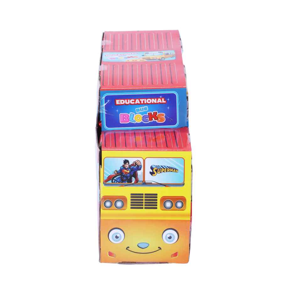 Toyzone Superman Educational Bus Blocks 111 Piece