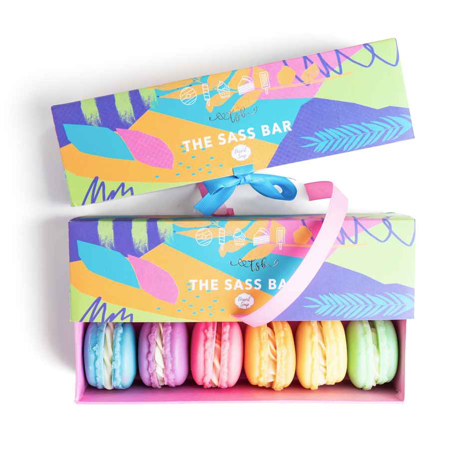 The Sass Bar Macaron Soap Box