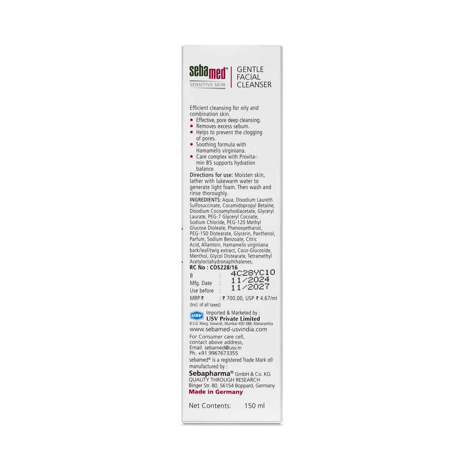 Sebamed Gentle Facial Cleanser
