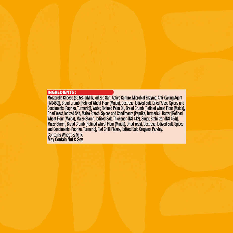 McCain Cheesy Pizza Finger | Ready To Cook Snack