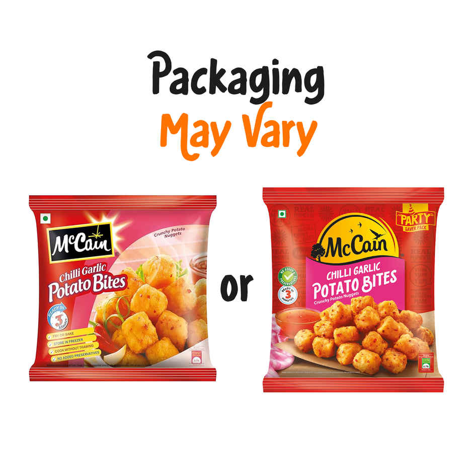 McCain Chilli Garlic Potato Bites | Party Snack