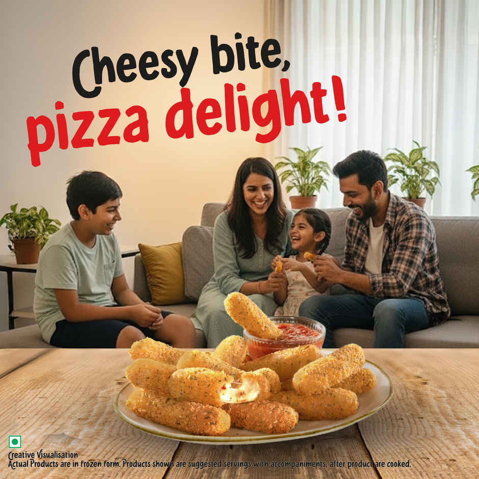 McCain Cheesy Pizza Finger | Ready To Cook Snack