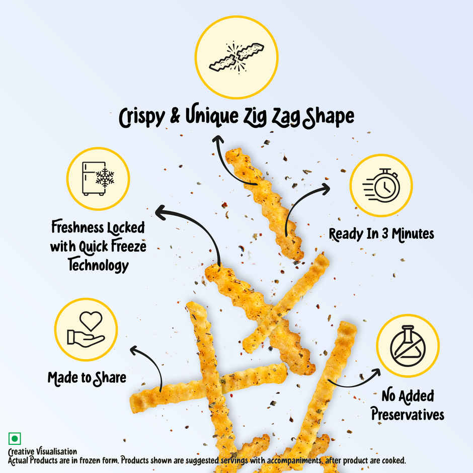 McCain American Herb & Garlic Zig Zag Fries